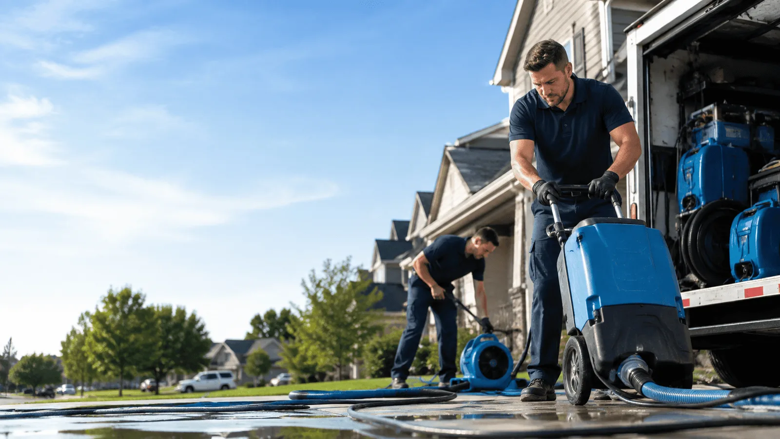 Structural Drying being performed in Canyon City, OR